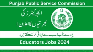 PPSC Educators Jobs 2024