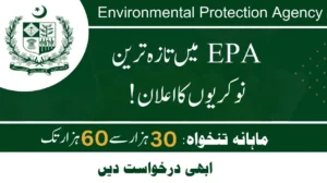 Pakistan Environmental Protection Agency EPA Jobs 2024