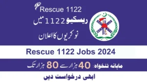 Rescue 1122 Jobs 2024 Application Form www.rescue1122.gog.pk: The Emergency Service Rescue 1122 posted an announcement about this latest job on 20th January 2024. We have collected this Rescue Job Advertisement from the Daily Jang Newspaper. Emergency Service Rescue 1122 is currently seeking dynamic, educated, and experienced people. Eligible candidates can apply for the following positions DERT / Fire Rescuer, Swimmer, Emergency Medical Technician, Lower Division Clerk, Medical Supervisor, Station Coordinator, Shift Incharge, and Computer Telephone Wireless Operator. Applicants apply for these above positions before the last date 12th February 2024.